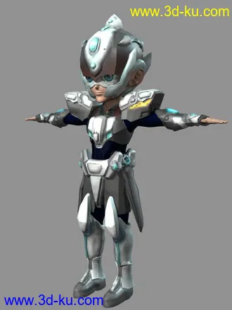 3D打印模型之前做的游戏测试——小兵兵的图片