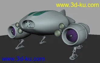 3D打印模型飞船的图片