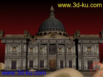 3D打印模型城堡的古代场景，高手来评评的图片