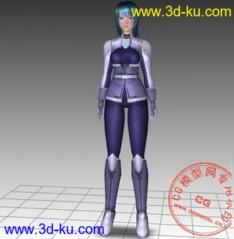 3D打印模型蓓蓓小姐三個版本Max8格式的图片