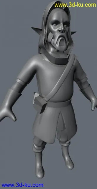 3D打印模型一个老人的图片