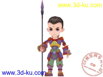 3D打印模型卡通角色的图片