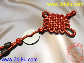 3D打印模型漂亮的中国结~~的图片