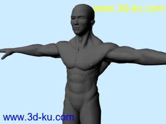 3D打印模型肌肉男的图片