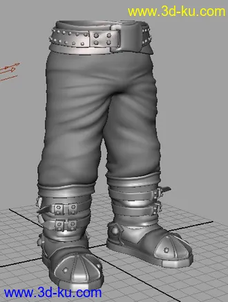 3D打印模型男_裤子_装备的图片