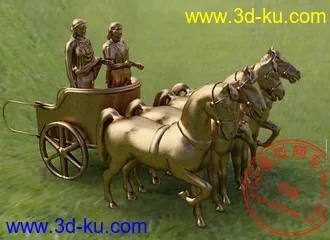 3D打印模型古罗马战车~~~的图片