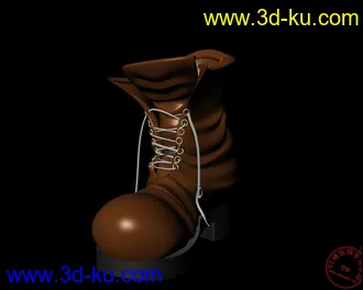 3D打印模型漂亮的皮靴，给大家分享一哈的图片