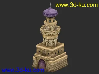 3D打印模型塔的图片