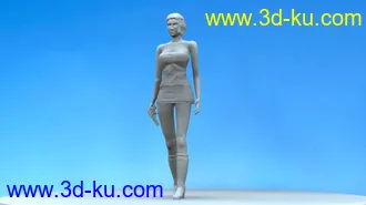 3D打印模型jill valentine（白模）的图片