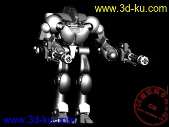 3D打印模型来个机器人，哈哈~这东西越建越爽，一直建到机器跑不动。。。~的图片