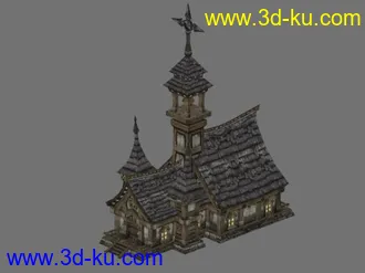 3D打印模型建筑的图片