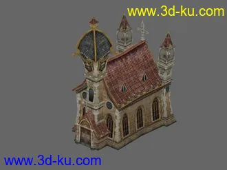 3D打印模型教堂的图片