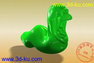 3D打印模型翡翠卡通小虫~的图片