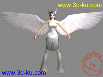 3D打印模型完美世界妖精+羽芒的图片