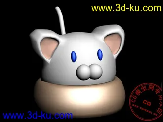 3D打印模型QQ貓的图片