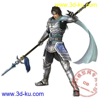 3D打印模型无双大蛇——真三国无双5版赵云的图片
