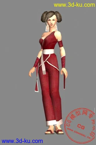 GUILD WARS一套角色模型的图片