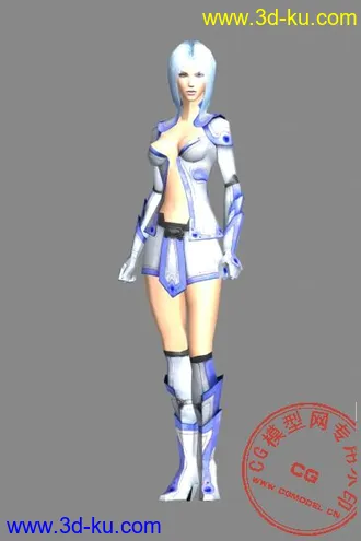 GUILD WARS一套角色模型的图片