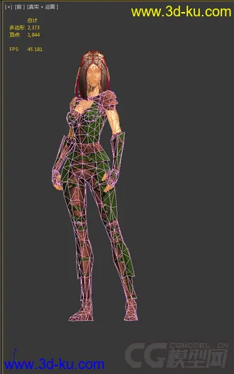 GUILD WARS一套角色模型的图片