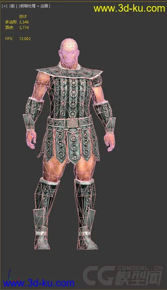 GUILD WARS一套角色模型的图片