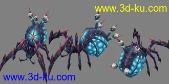 3D打印模型鬼眼狼蛛的图片