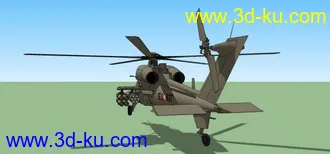 3D打印模型意大利陆军航空兵——A129武装直升机的图片