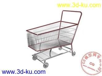 3D打印模型超市手推车的图片