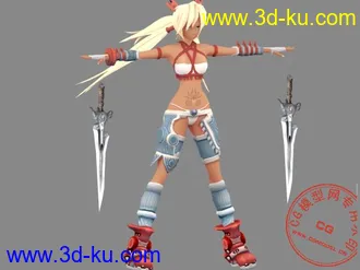 3D打印模型奥尼之刃（鬼刃）很少见的俄国游戏的图片
