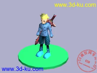 3D打印模型卡通人物的图片