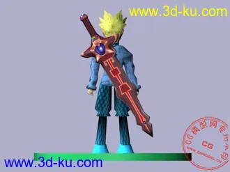 3D打印模型卡通人物的图片