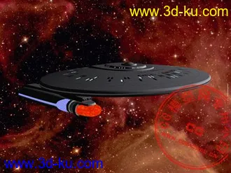 3D打印模型《星际迷航》中的星际战舰的图片