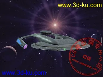 3D打印模型《星际迷航》中的星际战舰的图片