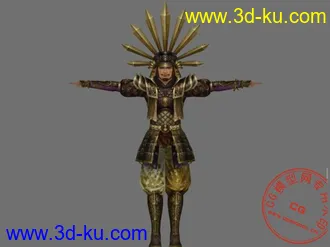 3D打印模型无双大蛇·丰臣秀吉[Max8.0测试通过]的图片