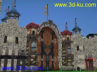 3D打印模型以前应聘时候的古欧洲建筑的图片