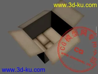 3D打印模型纸箱子的图片