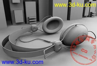 3D打印模型耳机~~~的图片