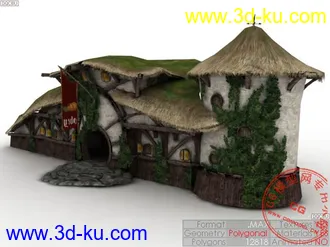 3D打印模型[首发] 哈比人精致小房子的图片