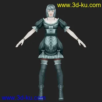 3D打印模型女仆的图片