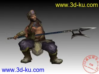 3D打印模型武将的图片