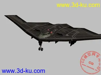 3D打印模型高精度B2轰炸机的图片