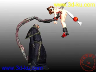 3D打印模型不知火舞PK终极BOSS的图片