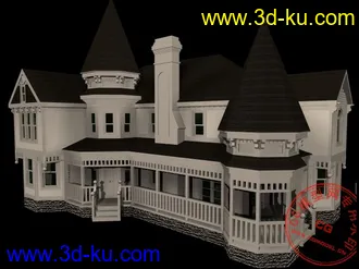 3D打印模型一栋别墅的图片