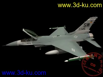 3D打印模型F16战斗机的图片