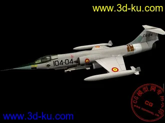 3D打印模型战斗机F104GS的图片
