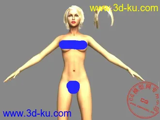 3D打印模型重磅出击！商业H游戏中高模MM！带高清贴图！申请加分！的图片