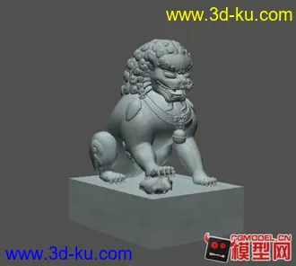 3D打印模型石狮！的图片