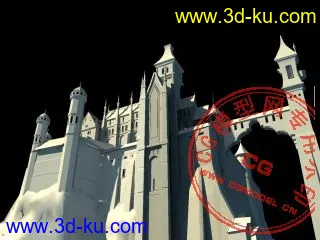 3D打印模型城堡！（MAX8 无贴图）的图片