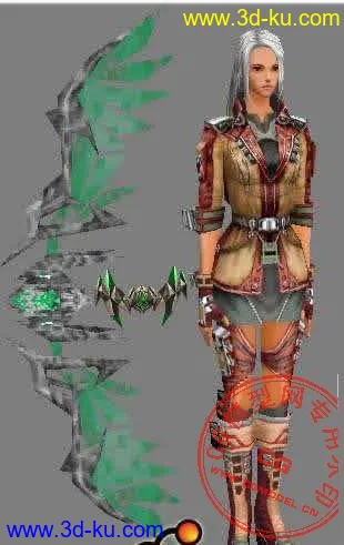 惊天动地女射手模型+帖图的图片