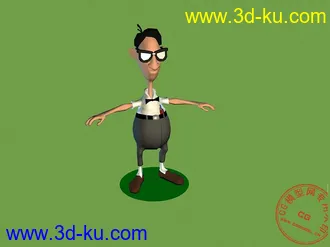 3D打印模型卡通兔子和卡通人物各一个的图片