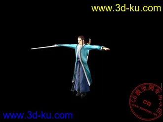 杨过模型有贴图的图片